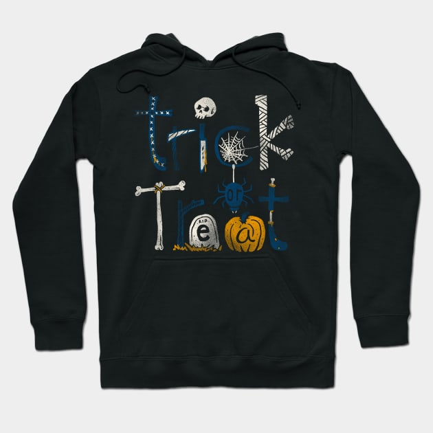 Trick or Treat Hoodie by quilimo